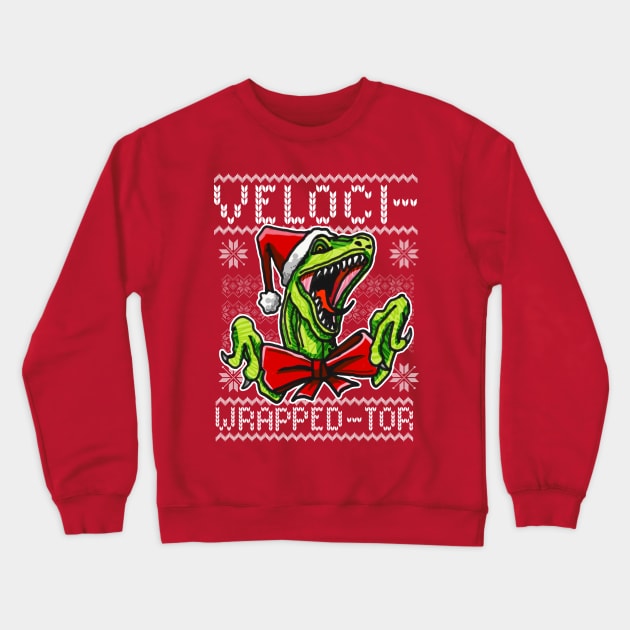 Velociraptor christmas sweater on sale